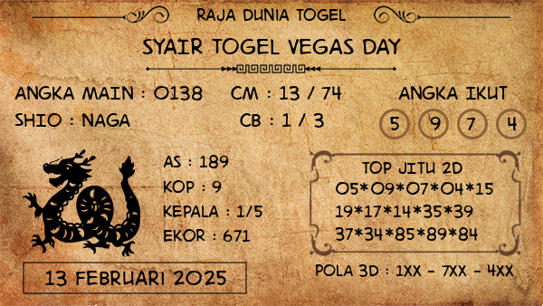 Prediksi Vegas Day