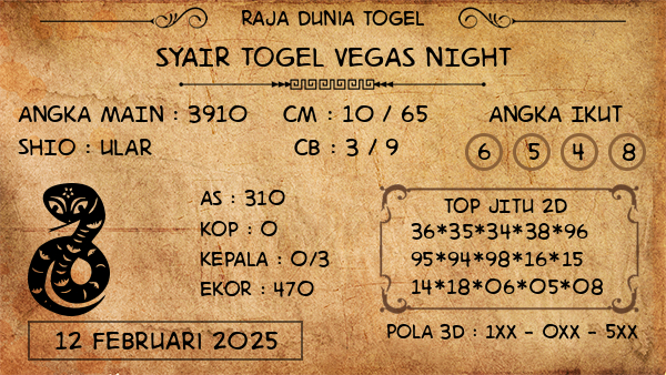 Prediksi Vegas Night